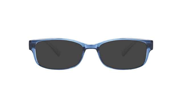 Drifter Crystal Shiny Blue KunststofSunglass Frames van B24, met getinte lenzen