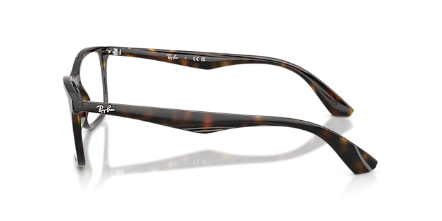 RB7047 Havana KunststofEyeglass Frames van B24, Zijaanzicht