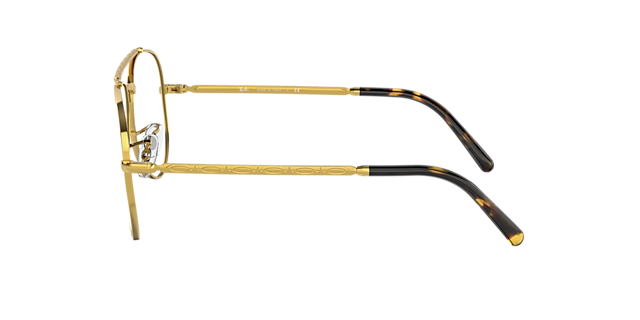 RB3625V Goud MetaalEyeglass Frames van B24, Zijaanzicht