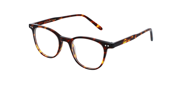 Burton Vintage Tortoise AcetaatEyeglass Frames van B24, Hoekweergave