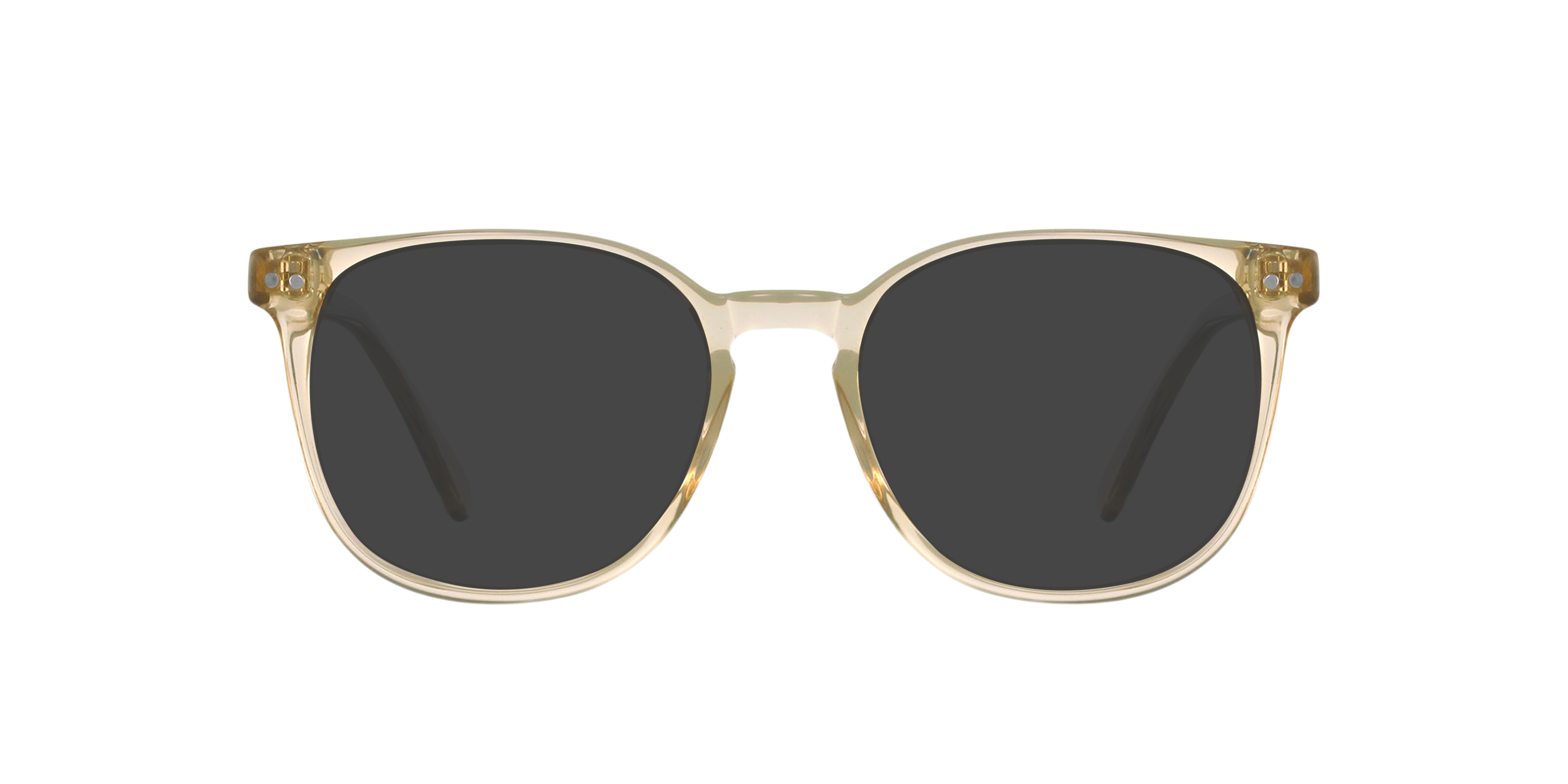 BARRON Crystal Honey AcetaatEyeglass Frames van B24, met getinte lenzen