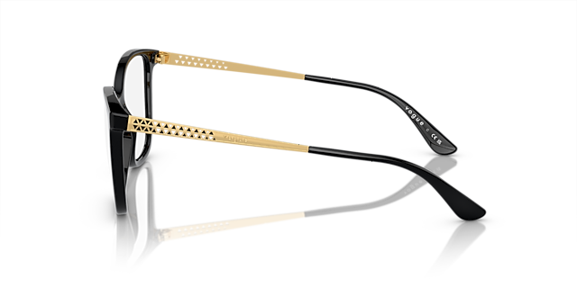 VO5334 Schwarz KunststoffEyeglass Frames von B24, Seitenansicht