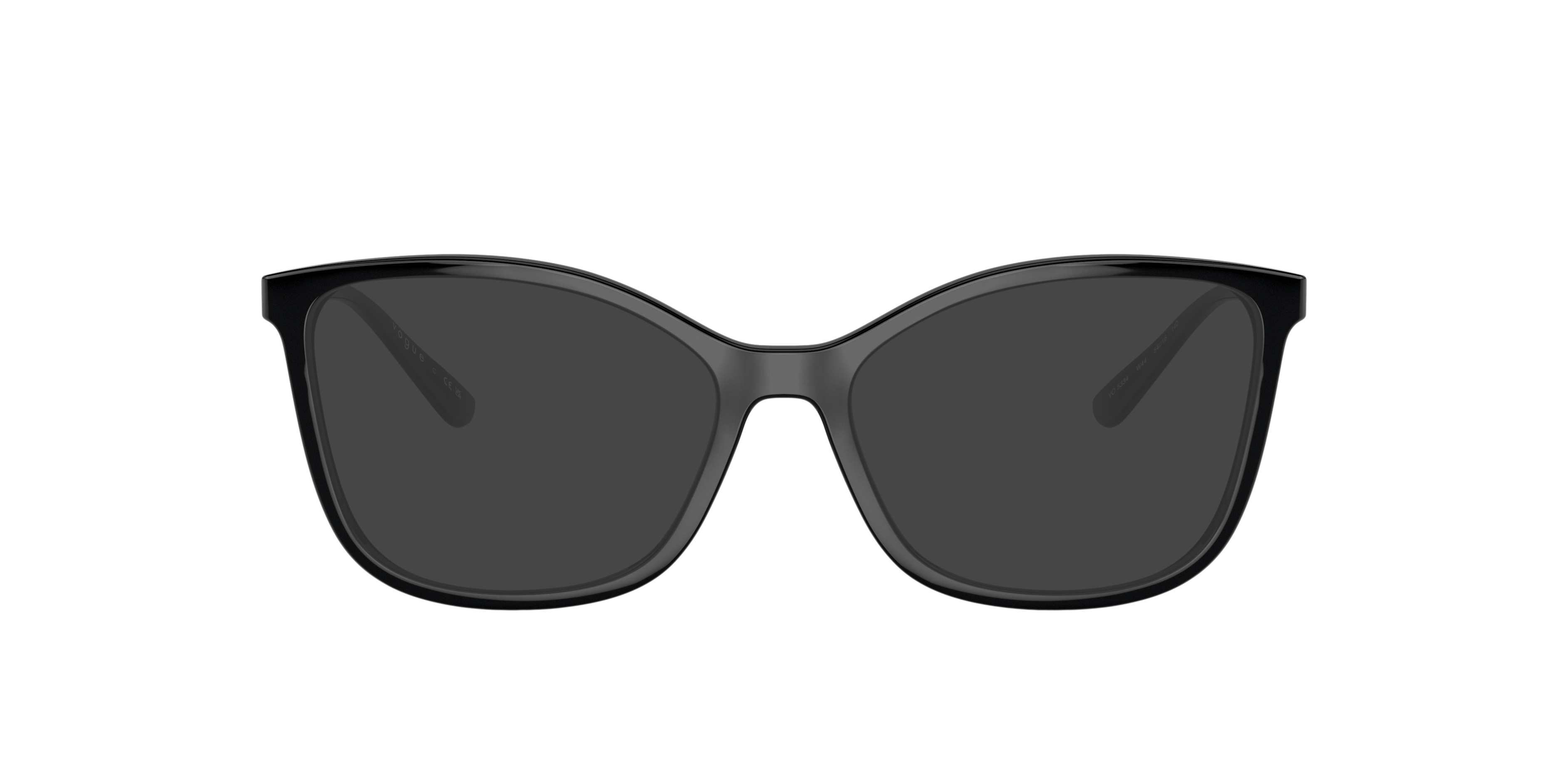 VO5334 Schwarz KunststoffEyeglass Frames von B24, mit getönten Gläsern