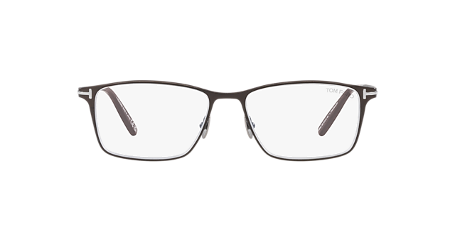 FT5935-B Gunmetal Matte TitanEyeglass Frames von B24, Vorderansicht