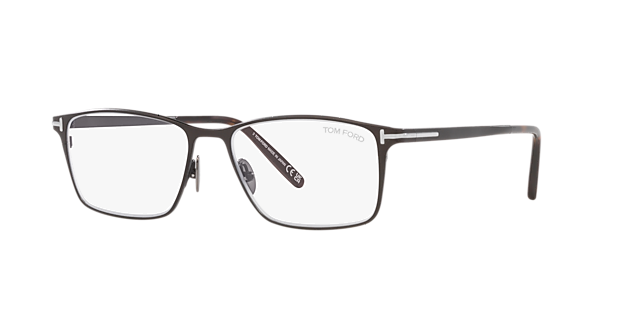 FT5935-B Gunmetal Matte TitanEyeglass Frames von B24, Dreiviertelansicht