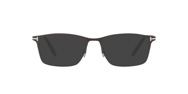 FT5935-B Gunmetal Matte TitanEyeglass Frames von B24, mit getönten Gläsern