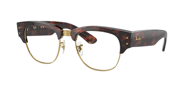 RB0316V Schildpatt auf Gold KunststoffEyeglass Frames von B24, Dreiviertelansicht