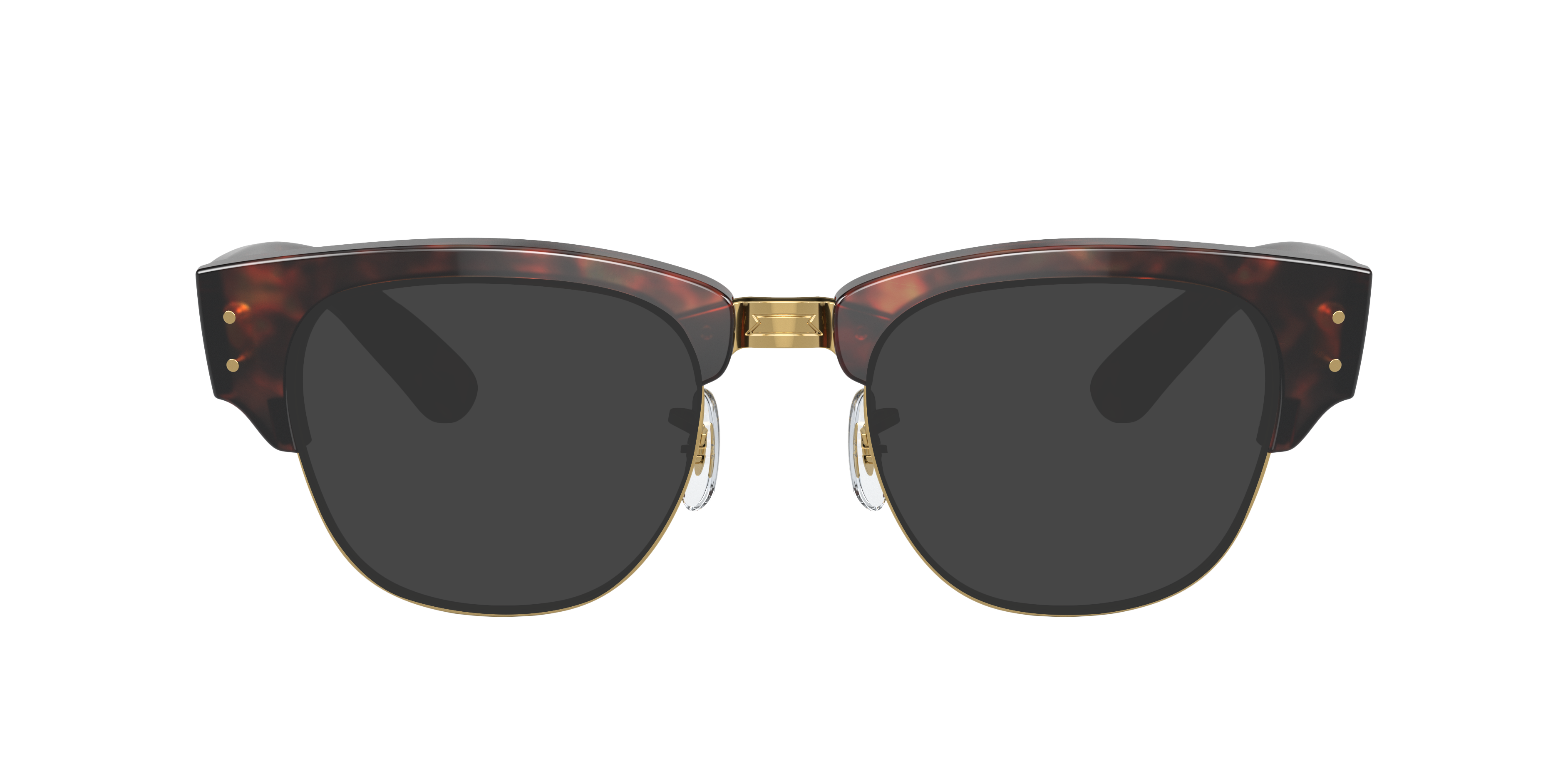 RB0316V Schildpatt auf Gold KunststoffEyeglass Frames von B24, mit getönten Gläsern