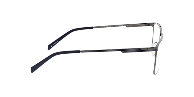 Stoke Satin Gun & Matt Blue MetallEyeglass Frames von B24, Seitenansicht