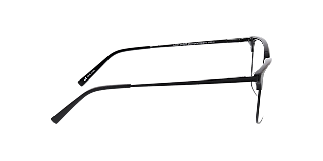 Tupelo Black & Matt Black MetallEyeglass Frames von B24, Seitenansicht