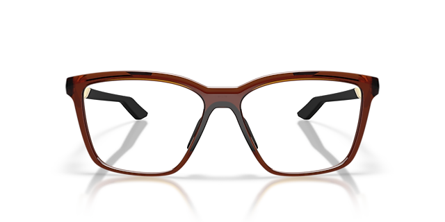 Kylian Mbappé Signature Series Enigma Mass Dark Amber KunststoffEyeglass Frames von B24, Vorderansicht