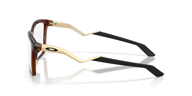 Kylian Mbappé Signature Series Enigma Mass Dark Amber KunststoffEyeglass Frames von B24, Seitenansicht