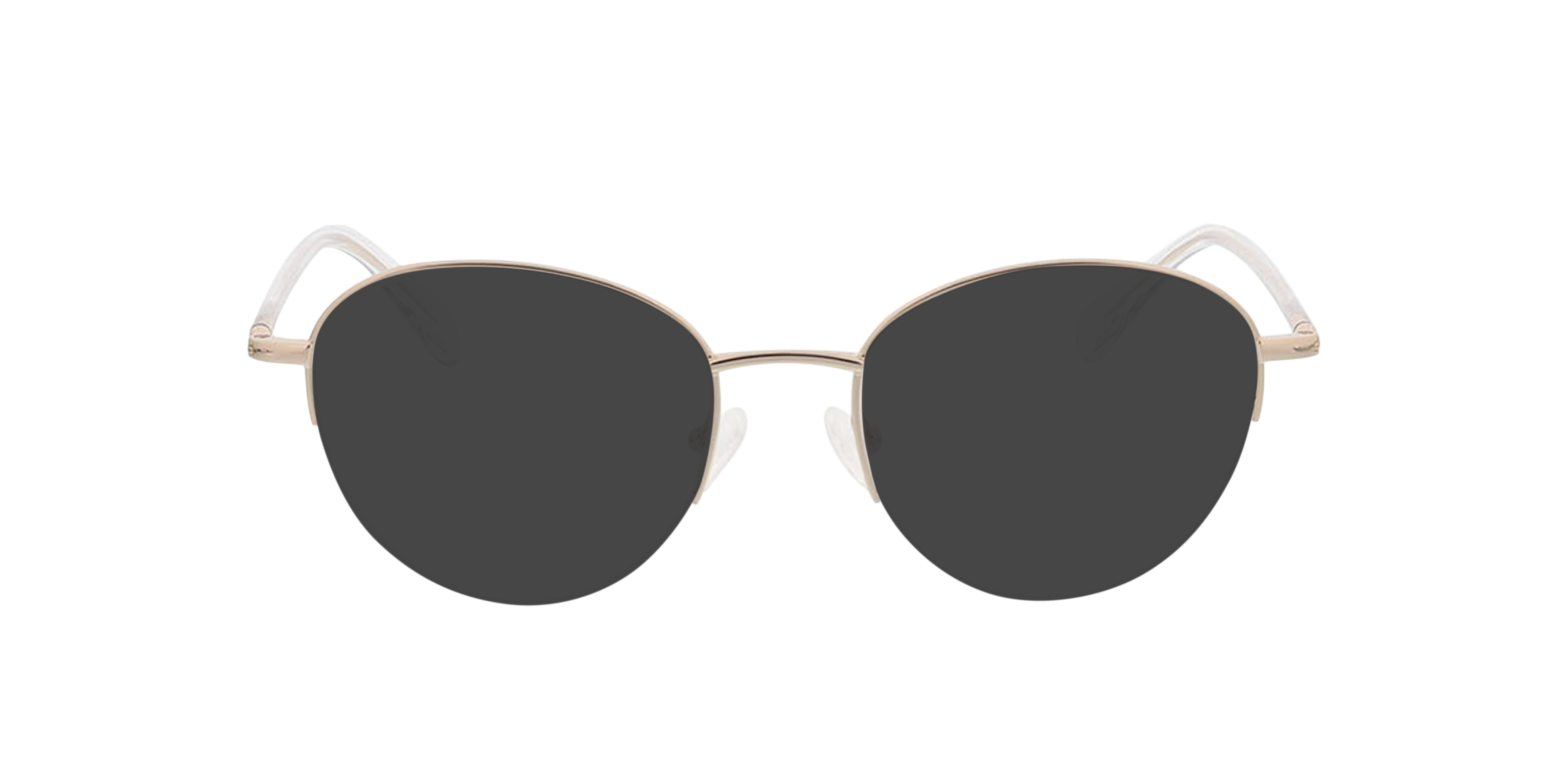 Portland Goud MetaalEyeglass Frames van B24, met getinte lenzen