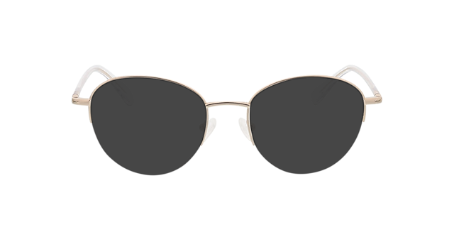 Portland Goud MetaalEyeglass Frames van B24, met getinte lenzen