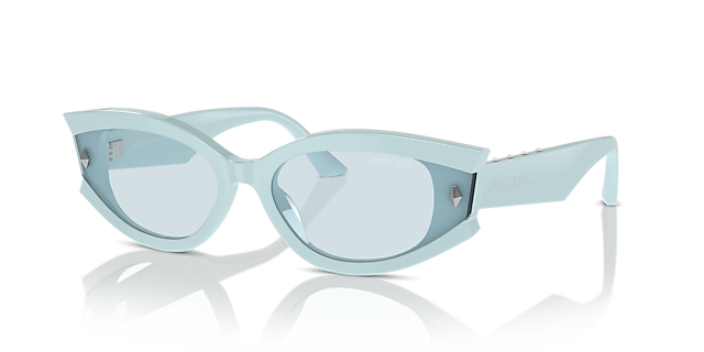 JC5015U Azure AcetaatSunglass Frames van B24, Hoekweergave