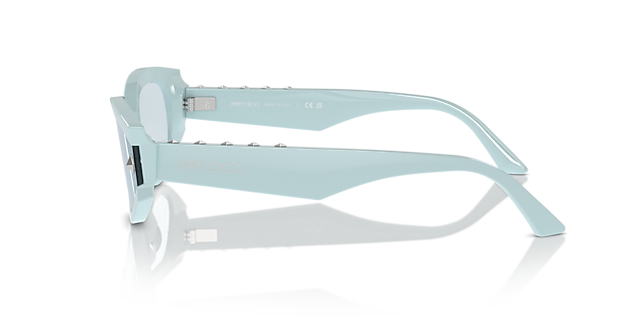 JC5015U Azure AcetaatSunglass Frames van B24, Zijaanzicht