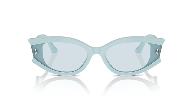 JC5015U Azure AcetaatSunglass Frames van B24, Vooraanzicht