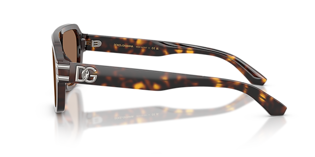 DG4507 Havana AcetatSunglass Frames von B24, Seitenansicht