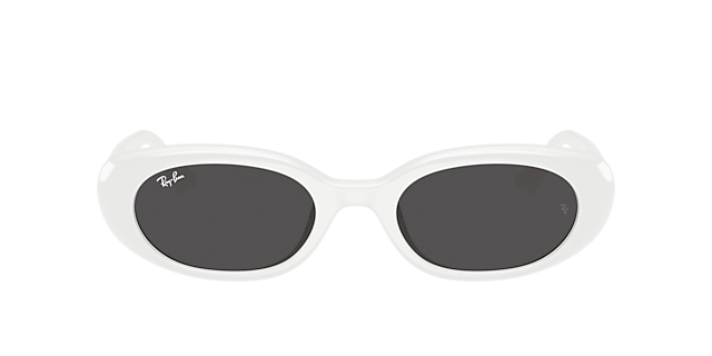 RB4441D Weiß KunststoffSunglass Frames von B24, mit getönten Gläsern