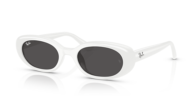 RB4441D Weiß KunststoffSunglass Frames von B24, Dreiviertelansicht