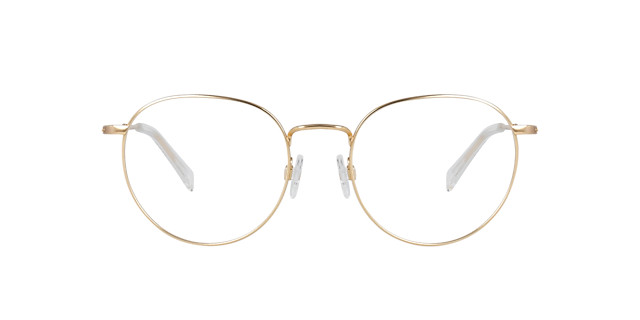 Ceo Large Light Gold Titanium TitanEyeglass Frames von B24, Vorderansicht