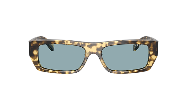 VO5657SU Brown & Beige Tortoise AcetatSunglass Frames von B24, mit getönten Gläsern