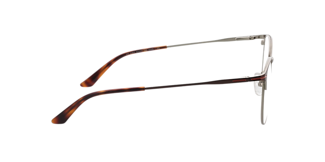Cambridge Brown  &  Orange  &  Silver MetallEyeglass Frames von B24, Seitenansicht
