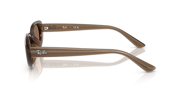 RB4441D Opal Brown KunststoffSunglass Frames von B24, Seitenansicht