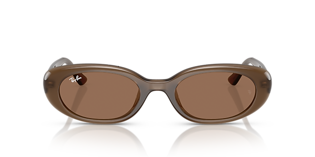 RB4441D Opal Brown KunststoffSunglass Frames von B24, Vorderansicht