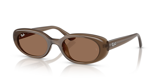 RB4441D Opal Brown KunststoffSunglass Frames von B24, Dreiviertelansicht