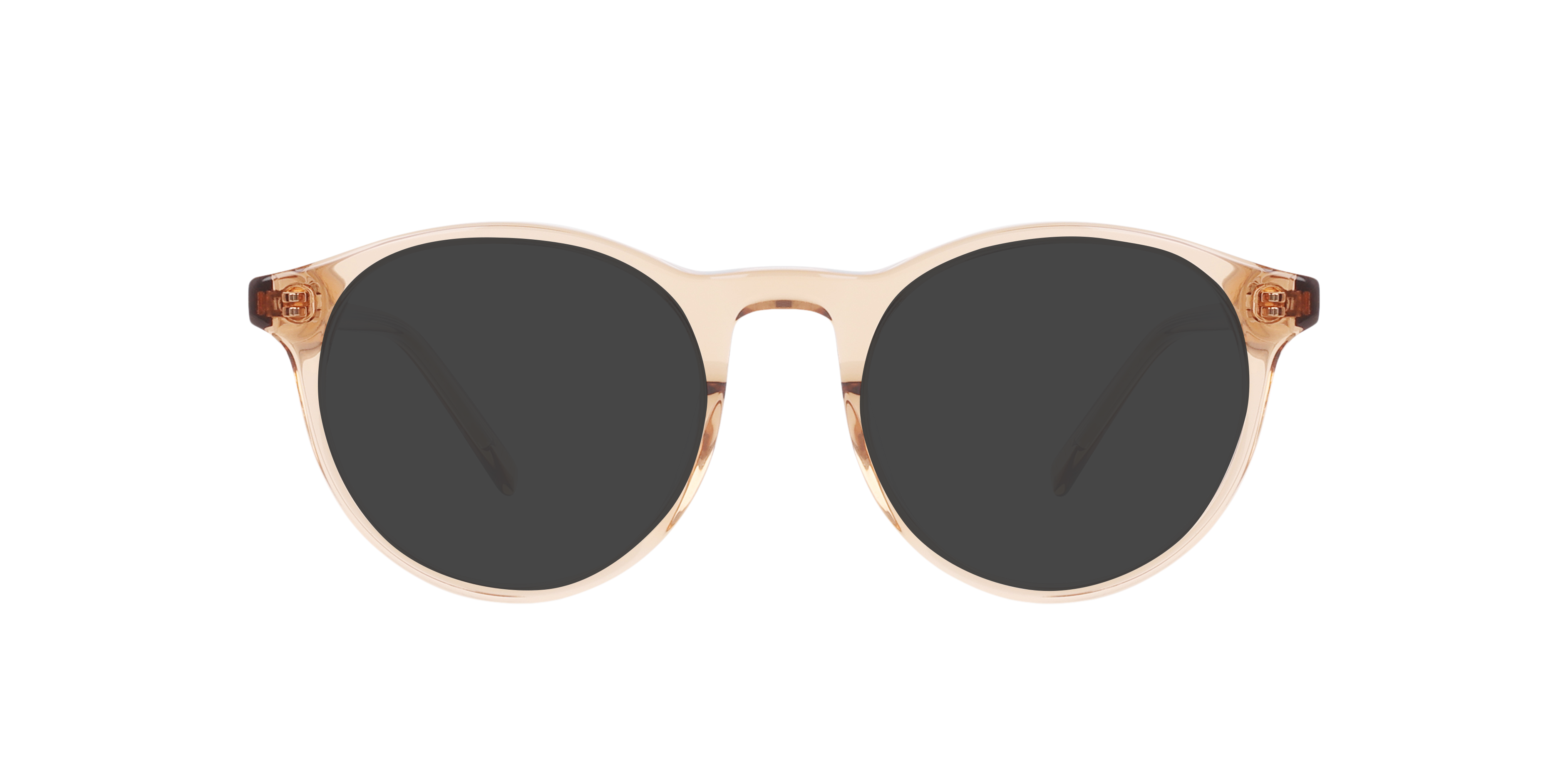 Ruben Crystal Caramel AcetaatEyeglass Frames van B24, met getinte lenzen