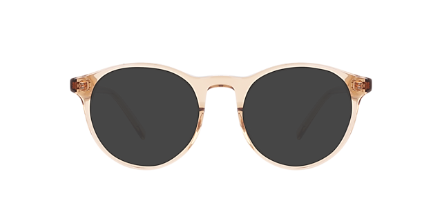 Ruben Crystal Caramel AcetaatEyeglass Frames van B24, met getinte lenzen