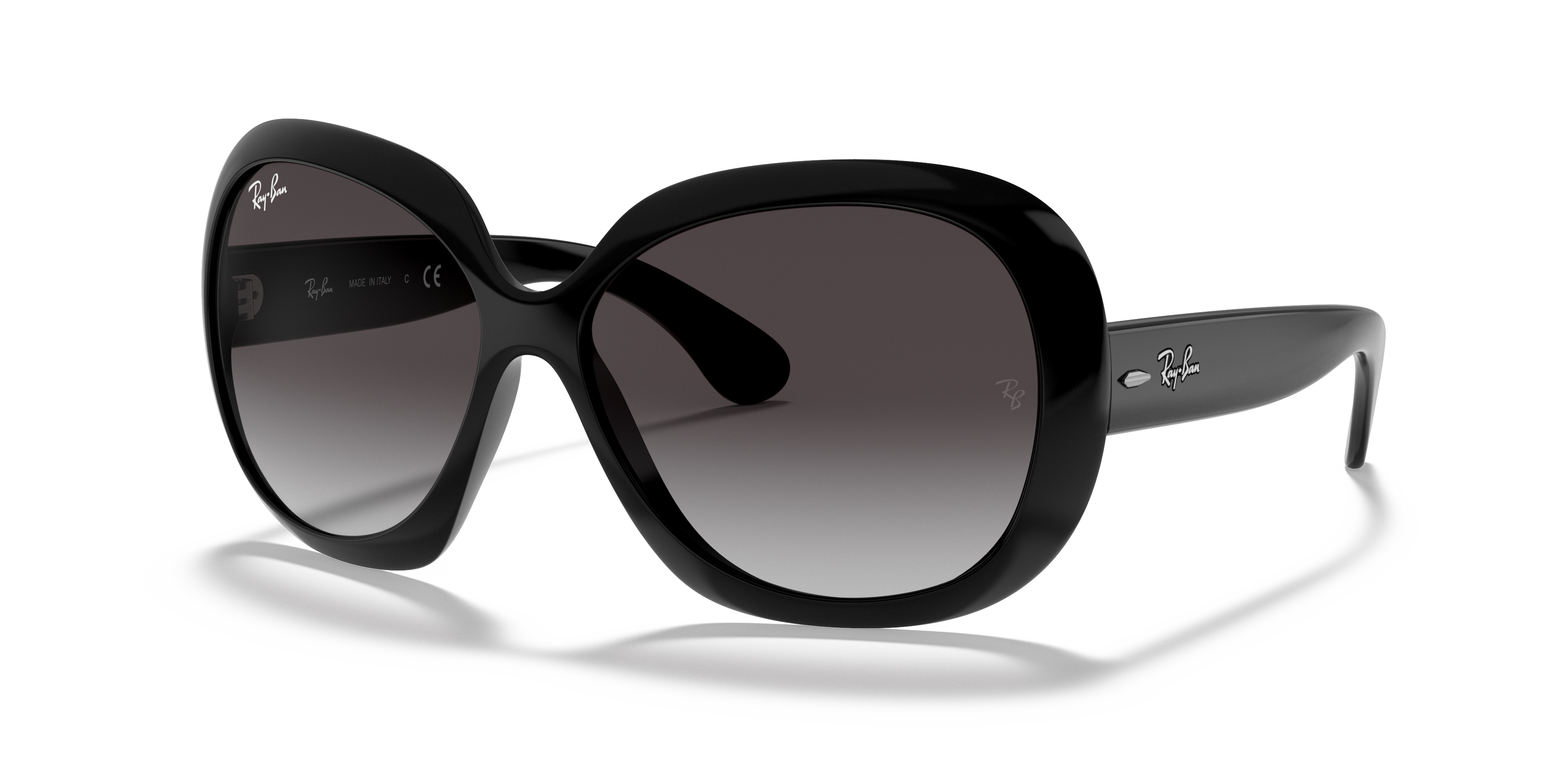 RB4098 Schwarz KunststoffSunglass Frames von B24, Dreiviertelansicht