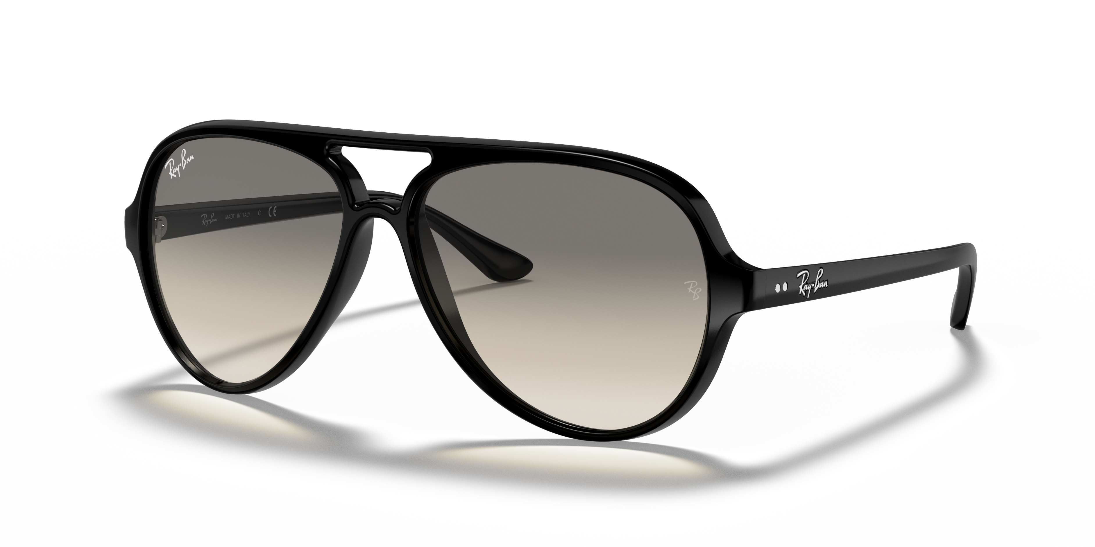RB4125 Schwarz KunststoffSunglass Frames von B24, Dreiviertelansicht