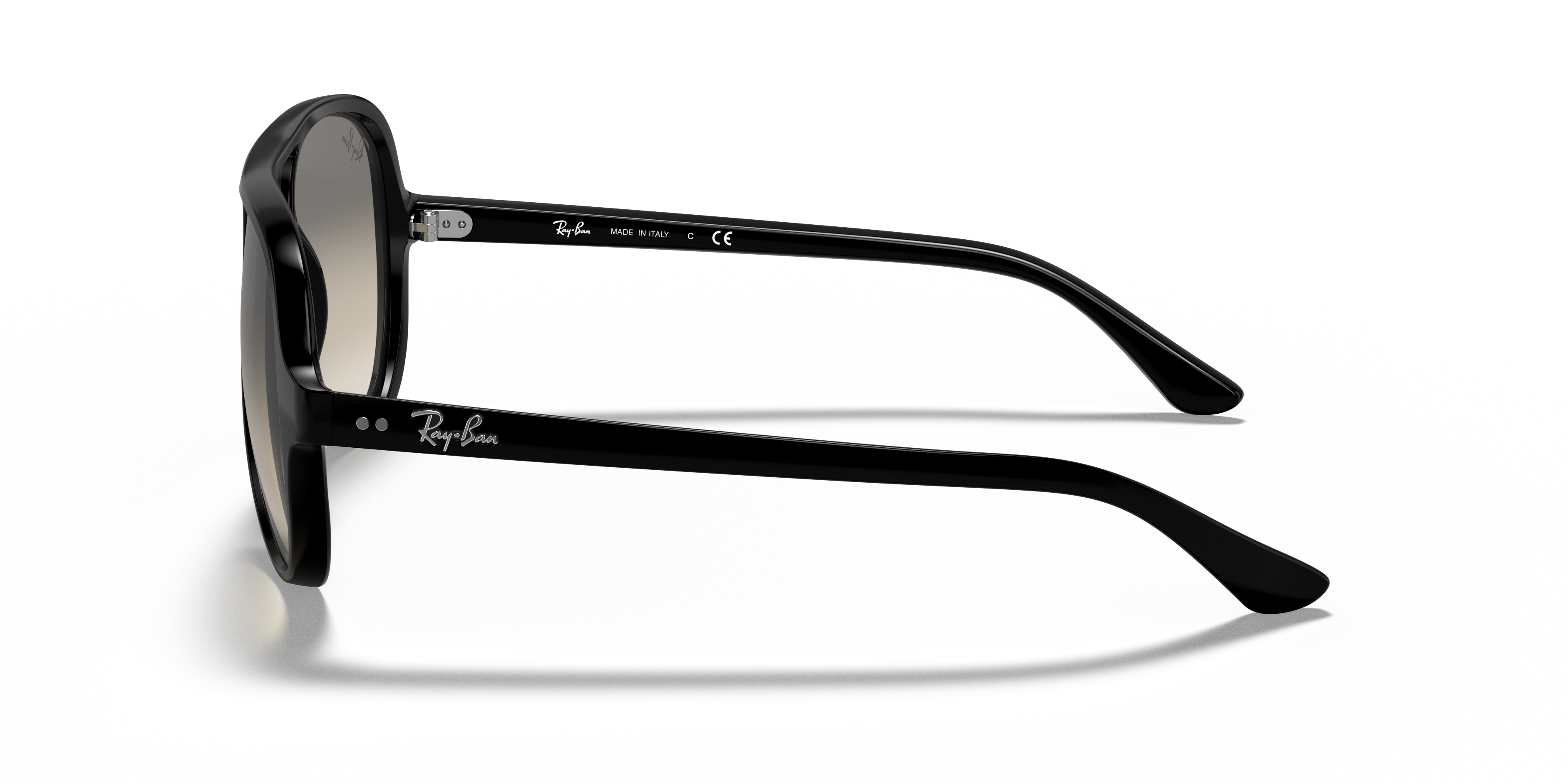 RB4125 Schwarz KunststoffSunglass Frames von B24, Seitenansicht