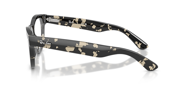 RB5510 Grey Tortoise AcetaatEyeglass Frames van B24, Zijaanzicht