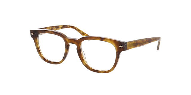 Cleveland Havana AcetaatEyeglass Frames van B24, Hoekweergave