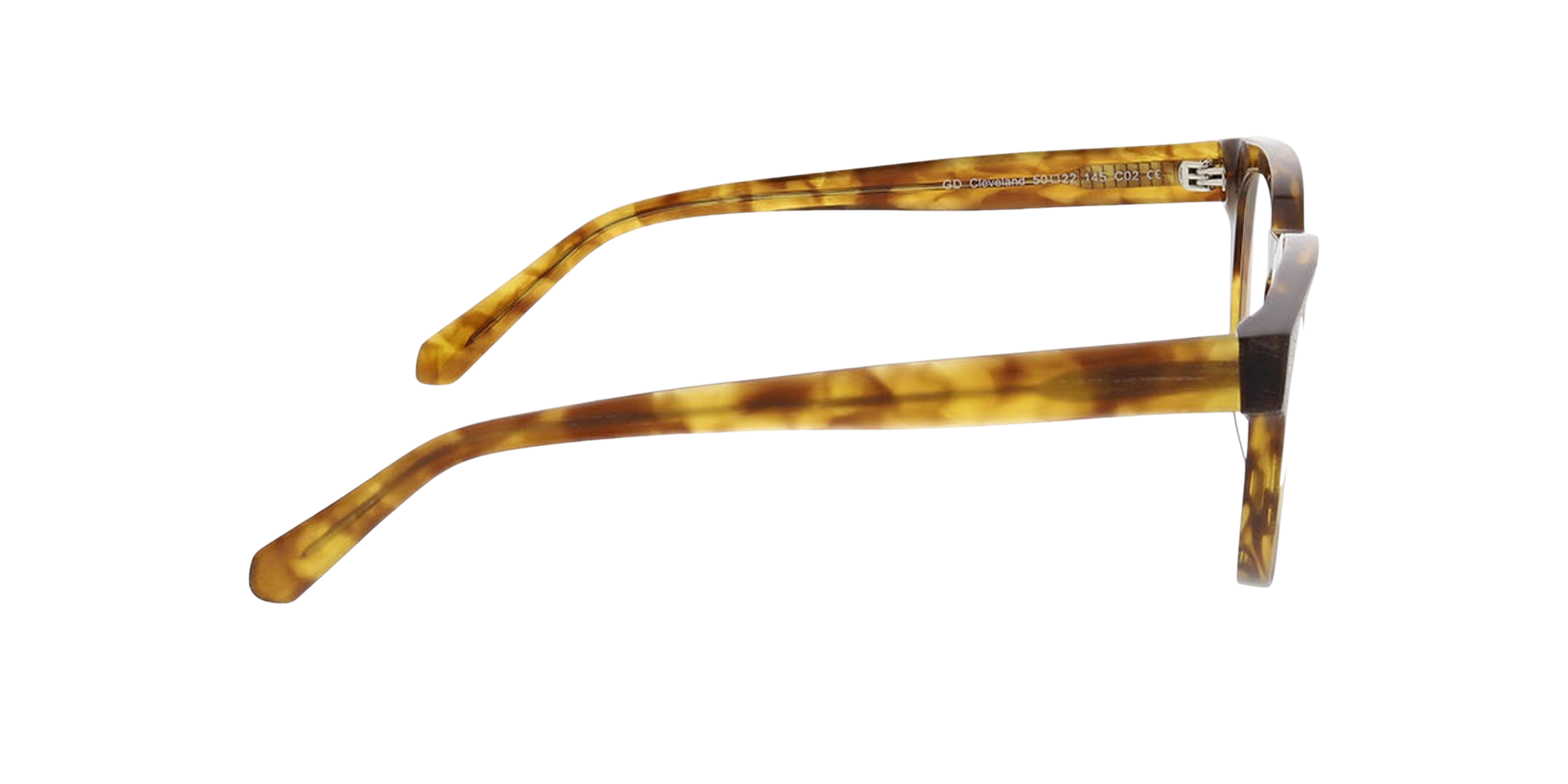 Cleveland Havana AcetaatEyeglass Frames van B24, Zijaanzicht