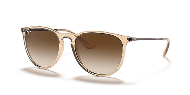 RB4171 Braun transparent KunststoffSunglass Frames von B24, Dreiviertelansicht