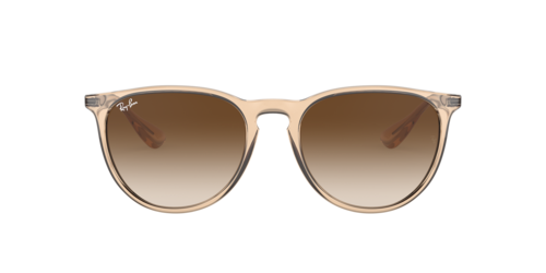 Ray-Ban - Erika Color Mix, Damen, Braun transparent/Black/Rubber Black, Größe: Large