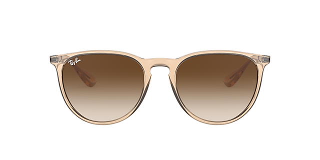 RB4171 Braun transparent KunststoffSunglass Frames von B24, mit getönten Gläsern