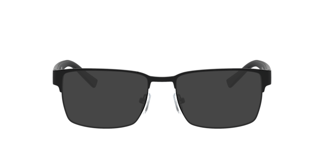 AX1019 Matt Schwarz MetallEyeglass Frames von B24, mit getönten Gläsern