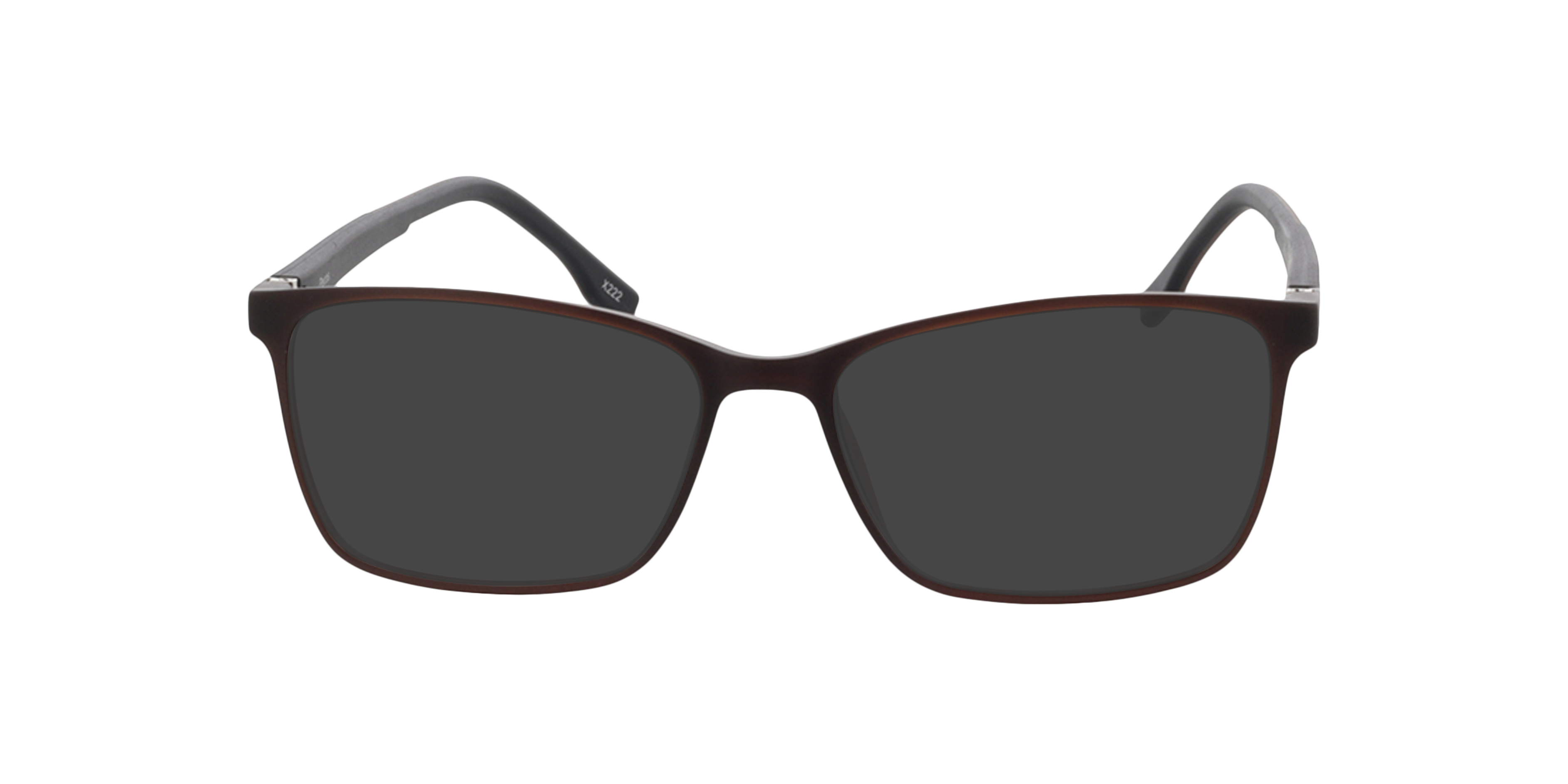 Pecos Crystal Braun KunststoffEyeglass Frames von B24, mit getönten Gläsern