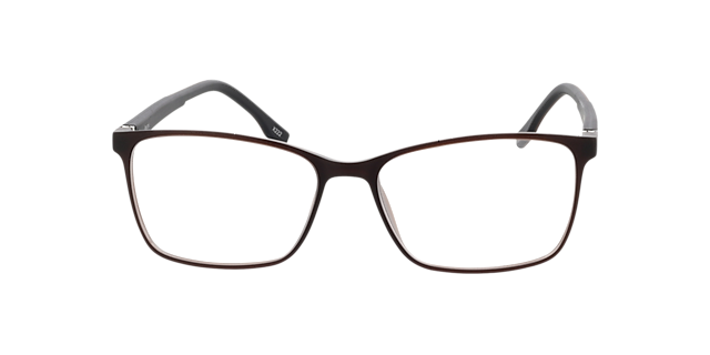 Pecos Kristal Bruin KunststofEyeglass Frames van B24, Vooraanzicht