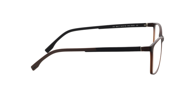 Pecos Kristal Bruin KunststofEyeglass Frames van B24, Zijaanzicht