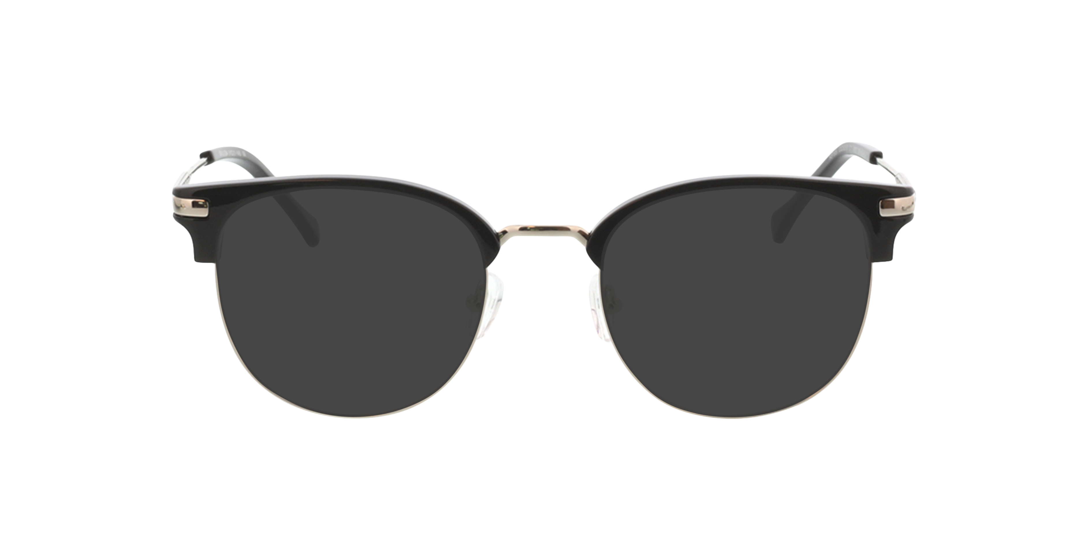 Wimbledon Zwart & Zilver MetaalEyeglass Frames van B24, met getinte lenzen