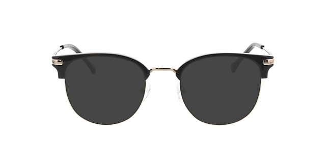 Wimbledon Zwart & Zilver MetaalEyeglass Frames van B24, met getinte lenzen