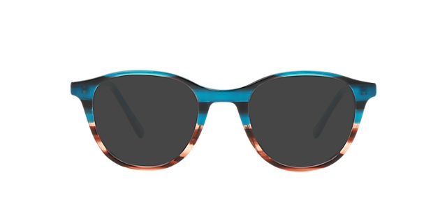 Airin Azure Fades Havana AcetaatEyeglass Frames van B24, met getinte lenzen