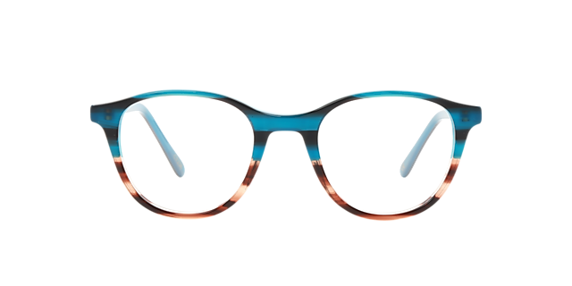Airin Azure Fades Havana AcetaatEyeglass Frames van B24, Vooraanzicht