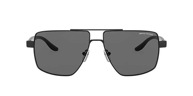 AX2037S Matzwart MetaalSunglass Frames van B24, met getinte lenzen